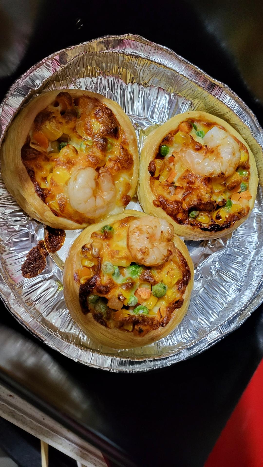 超简单迷你小披萨(蛋挞皮)