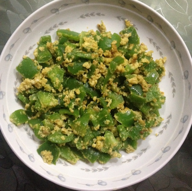 青椒炒蛋