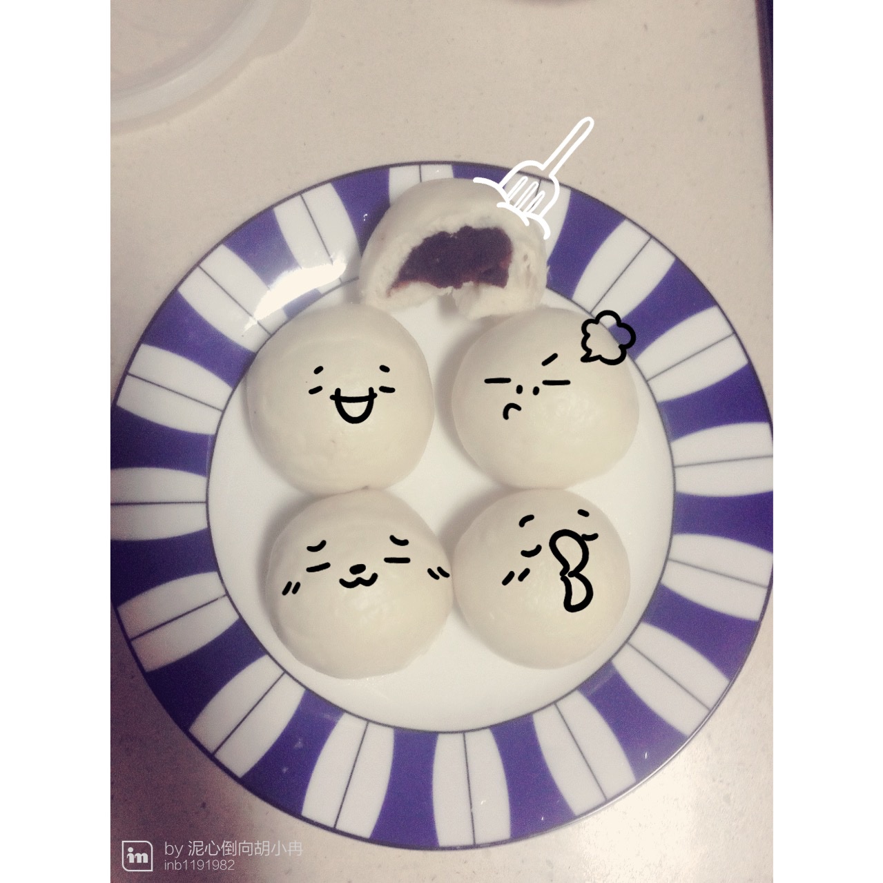 奶香豆沙包