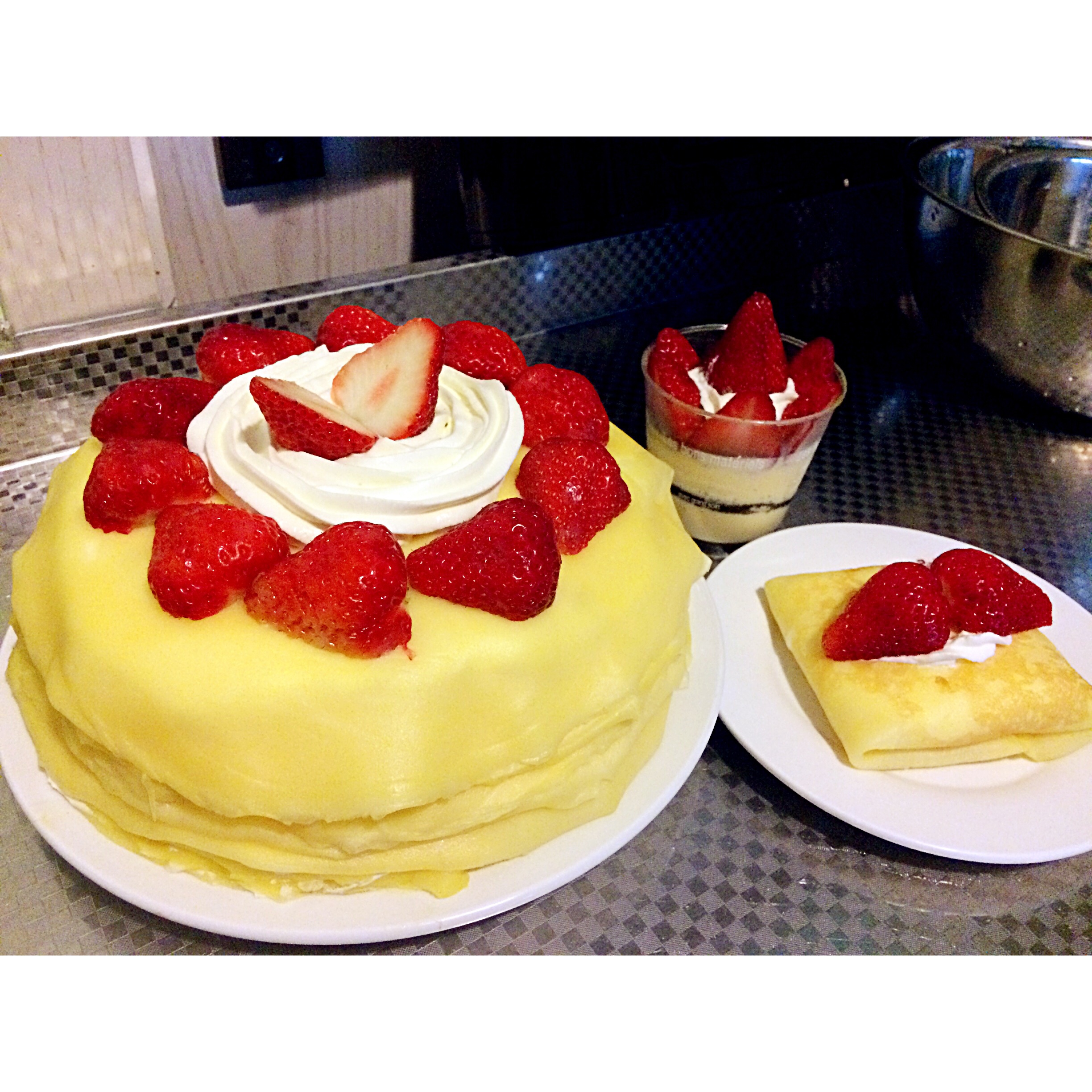 榴莲千层蛋糕（stratiform cake）