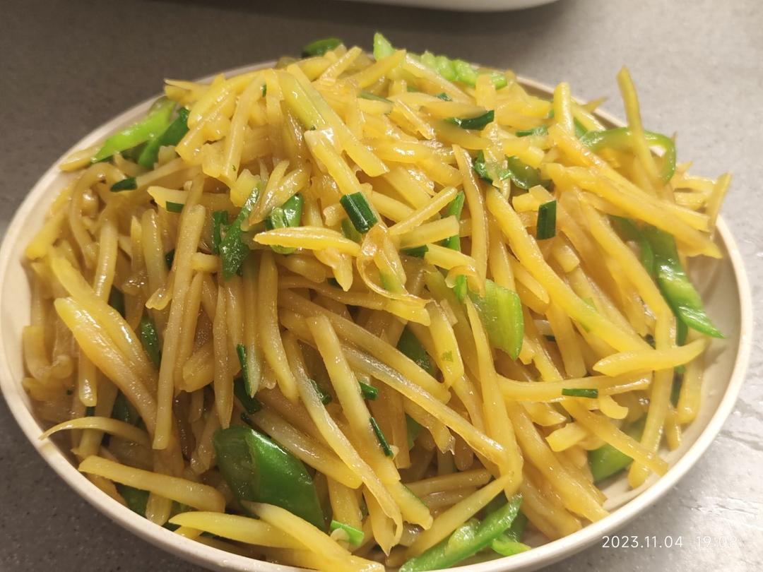 青椒土豆丝