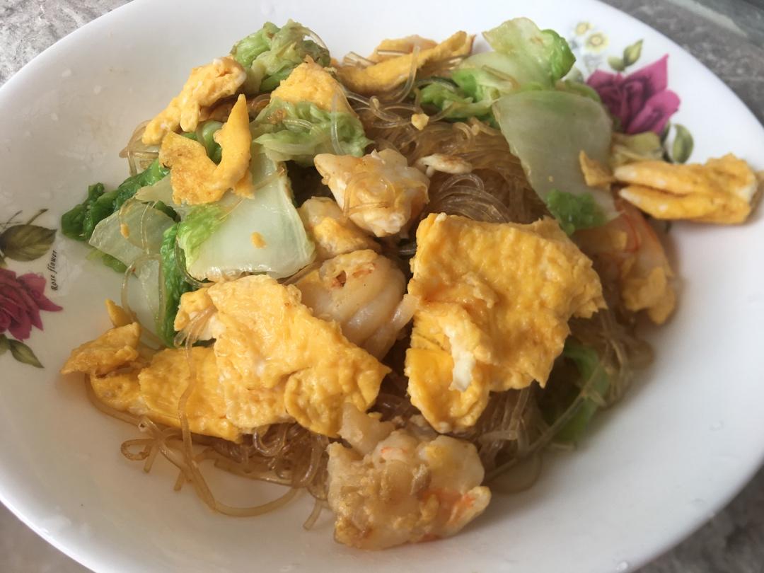 鸡蛋炒粉丝