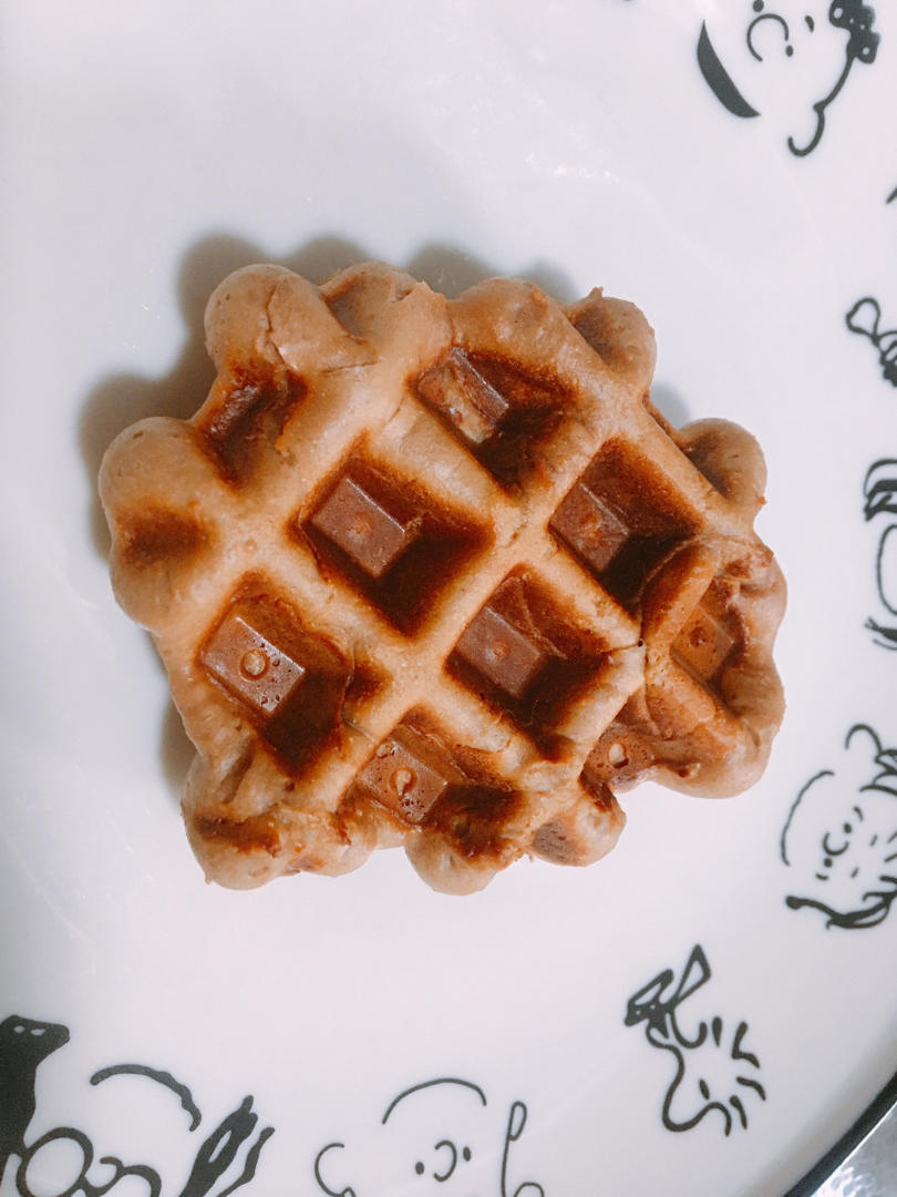 全麦蛋白粉松脆酵母华夫饼【健康小食】