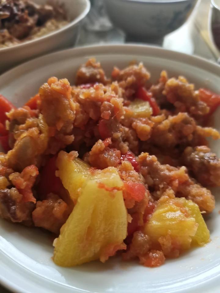 🍍酸甜菠萝咕噜肉