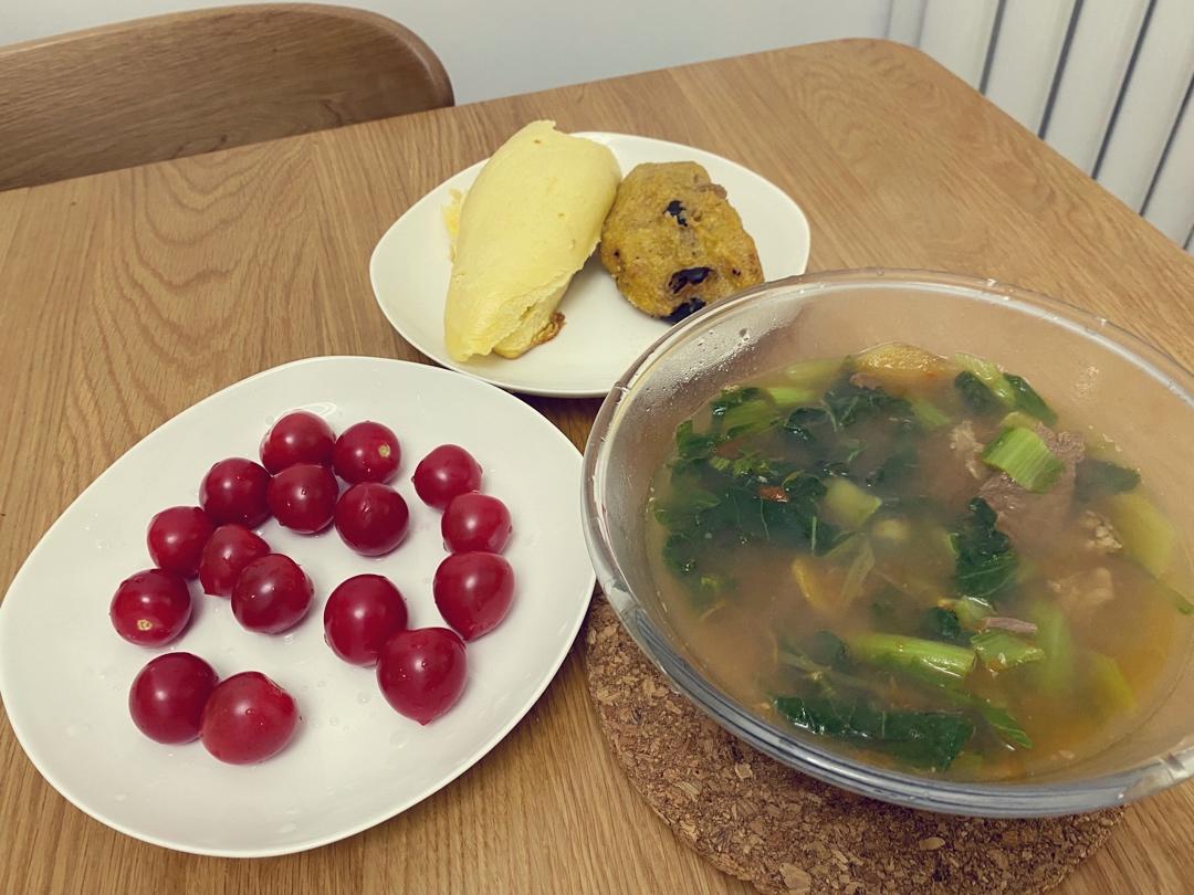 孕后三月餐