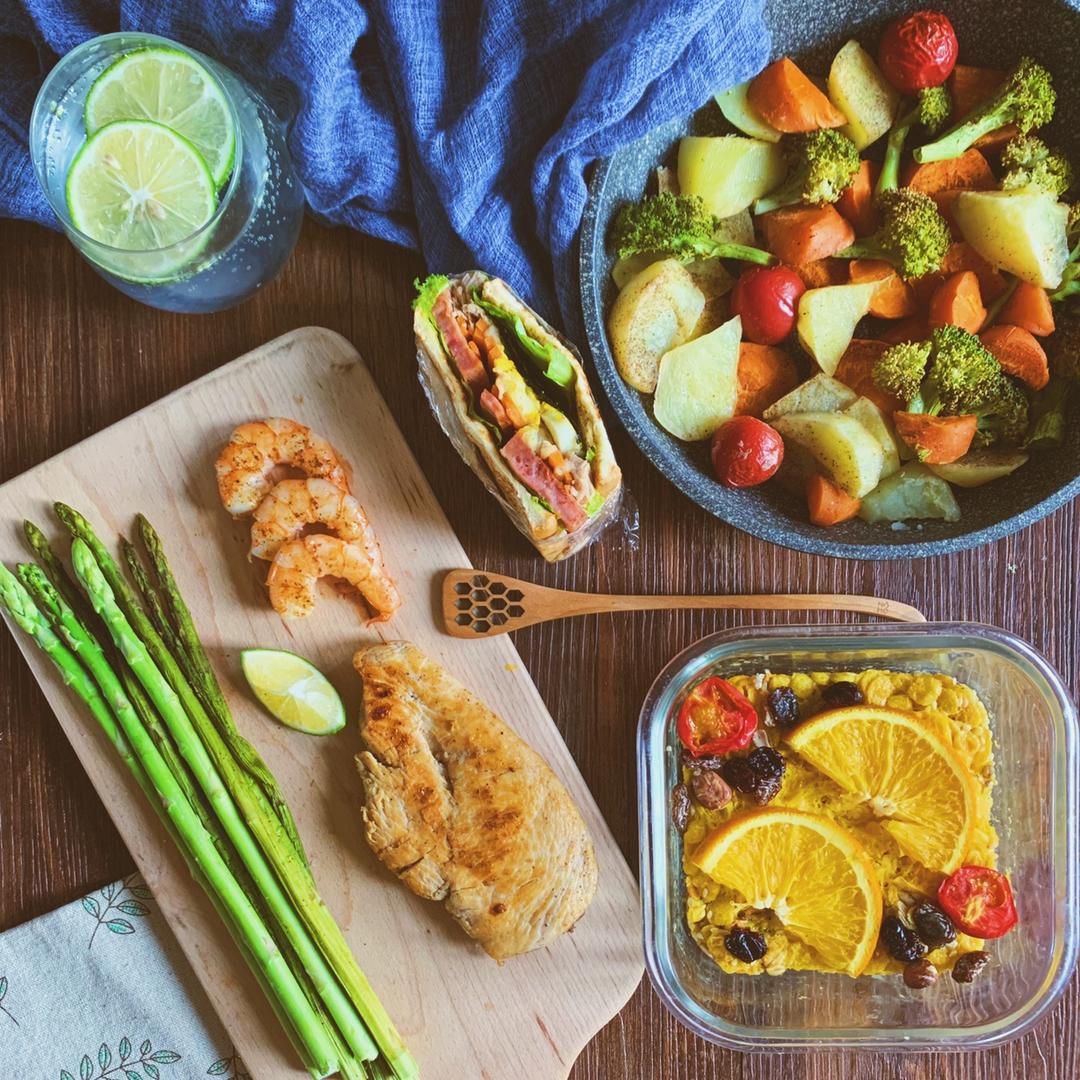 快手早餐·橙香烤燕麦🍊