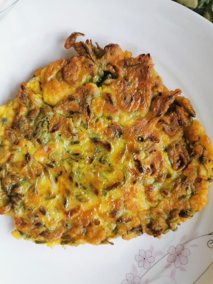 清香槐花饼