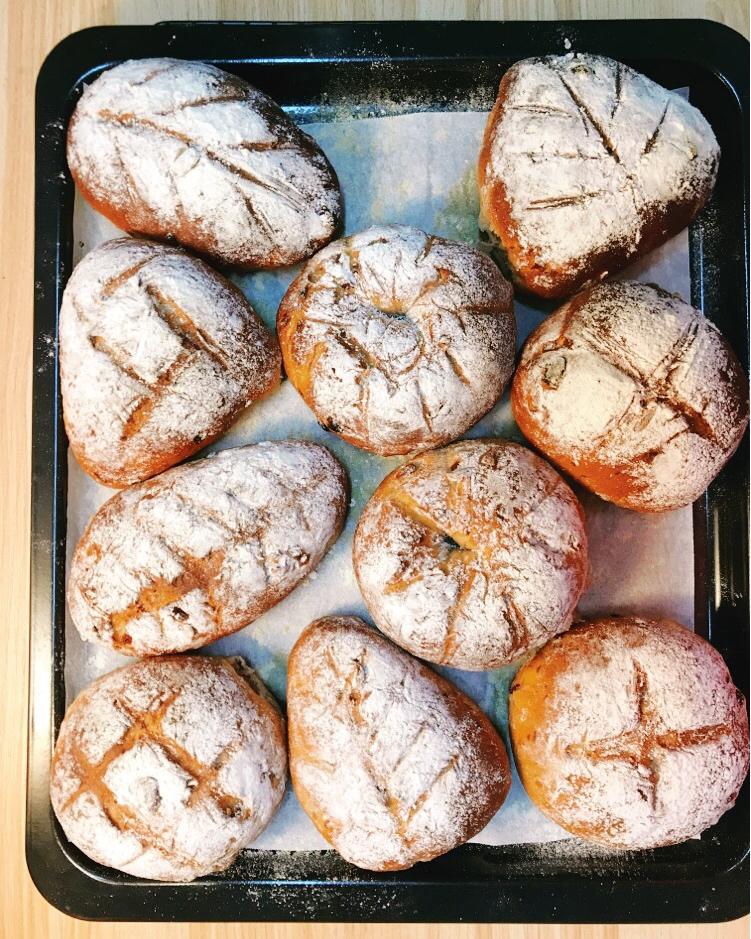 全麦核桃包～软欧包