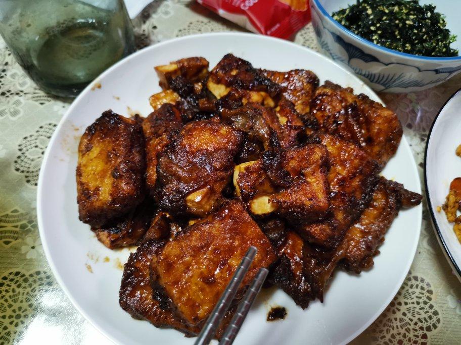 无敌好吃的香煎豆腐