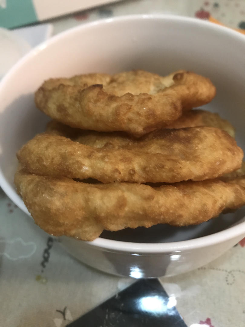 炸油饼、糖油饼