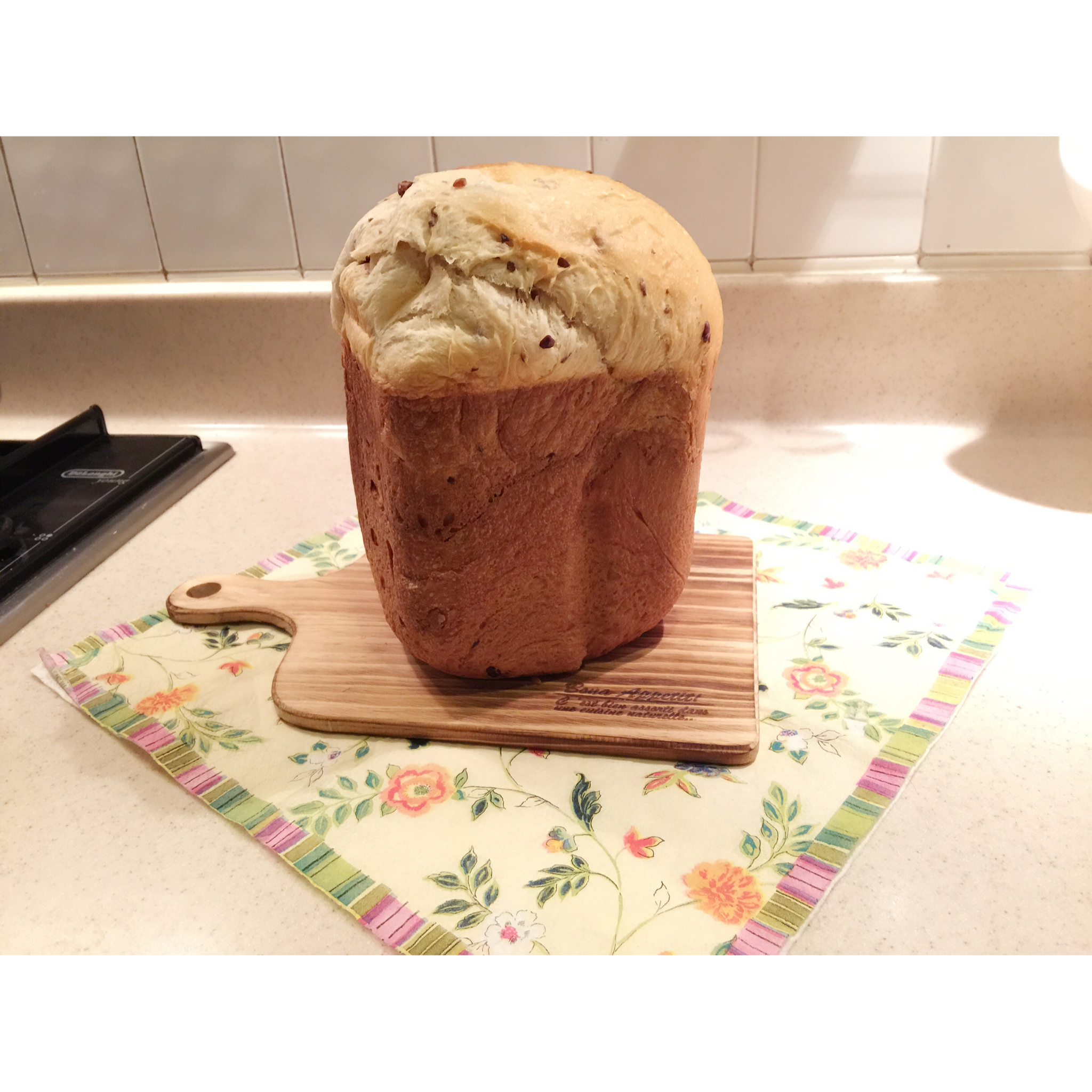 解决剩余淡奶油的好去处～全麦蛋黄奶油吐司