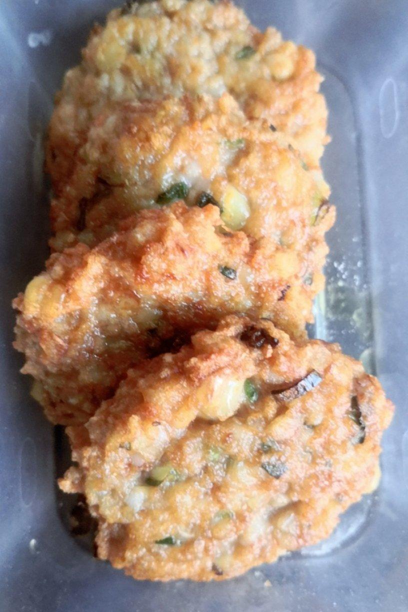 有颜值还健康的玉米虾饼，做法简单又好吃，一学就会