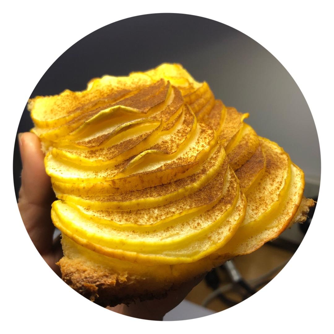 低热量吐司苹果派