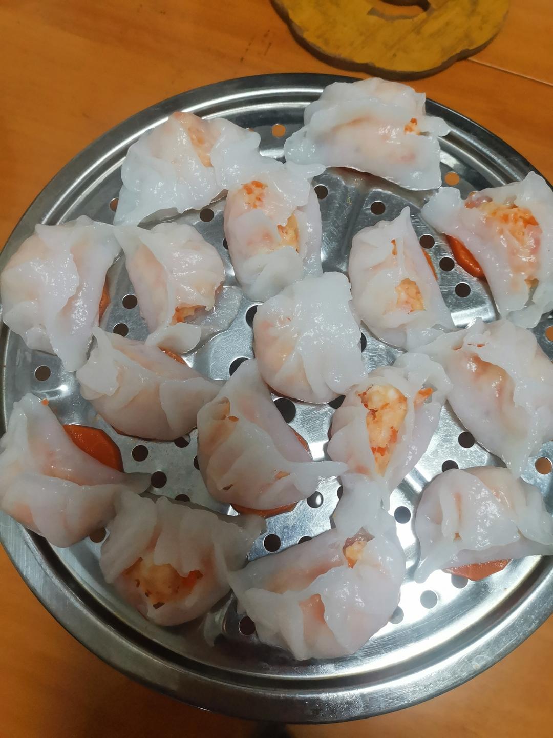 弯梳虾饺