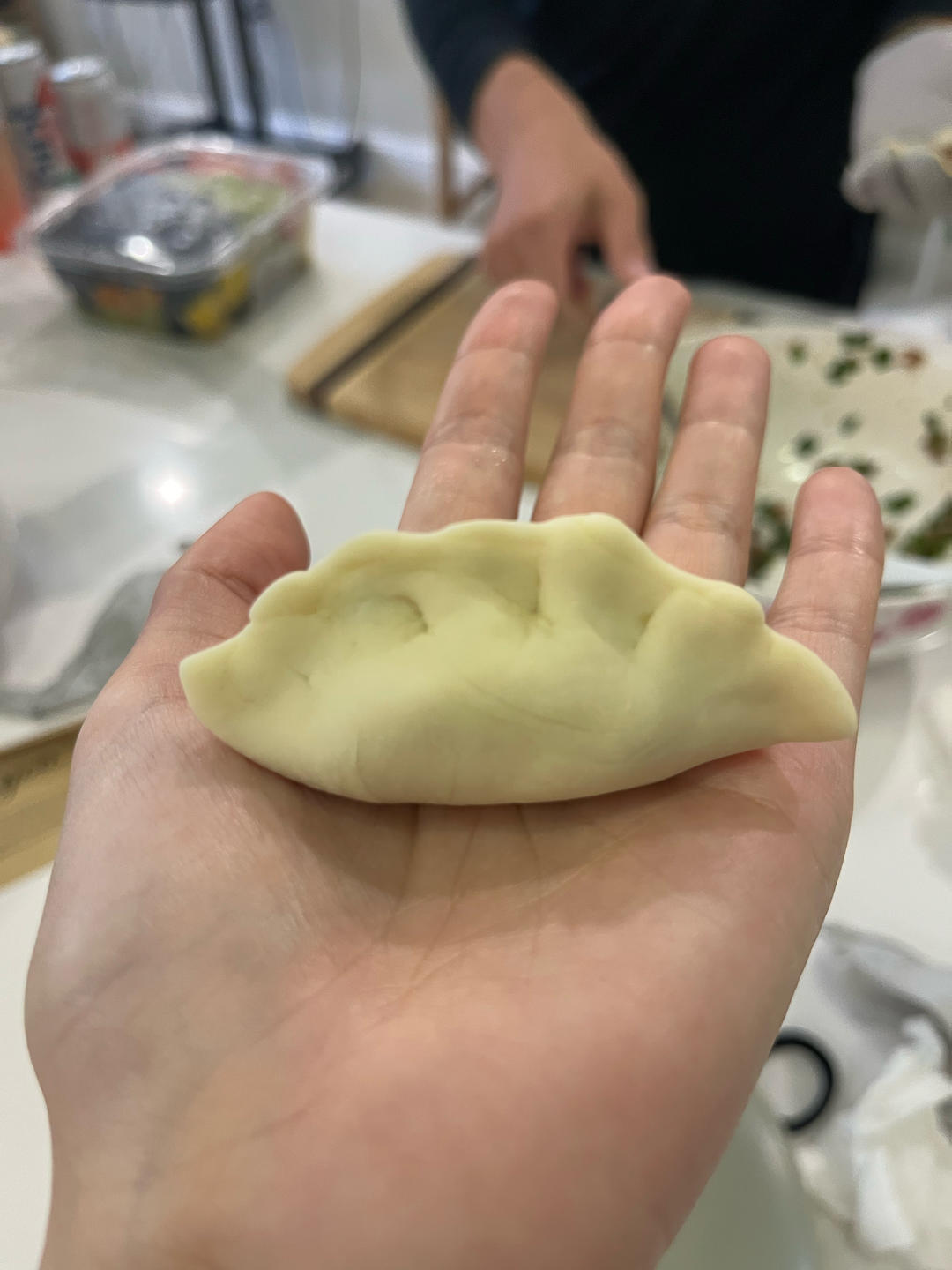 手工揉面三分钟，又韧又薄又好包的饺子皮