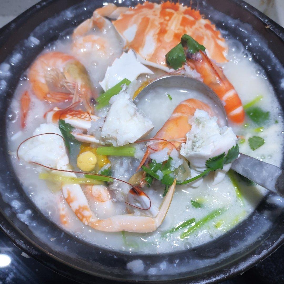海鲜粥（潮汕砂锅粥）