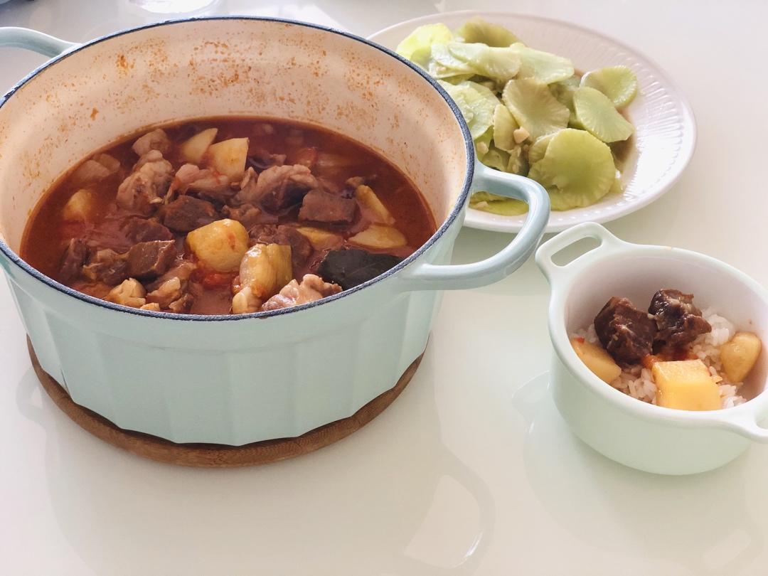 【4月北鼎珐琅铸铁锅食谱】番茄炖牛腩