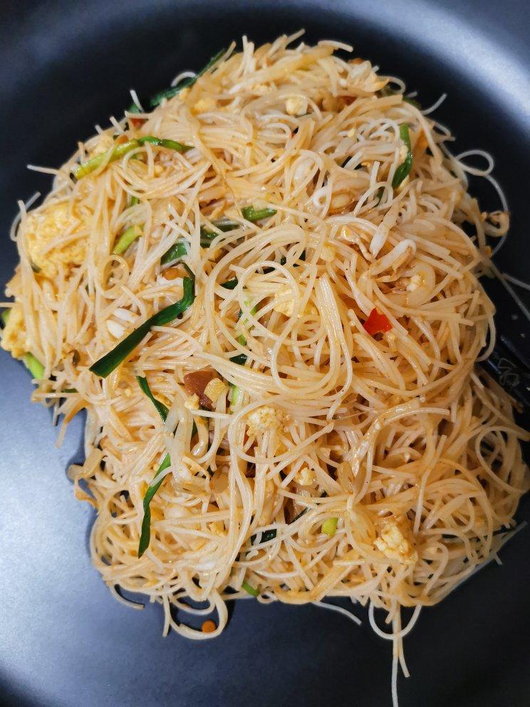 豆芽炒粉丝