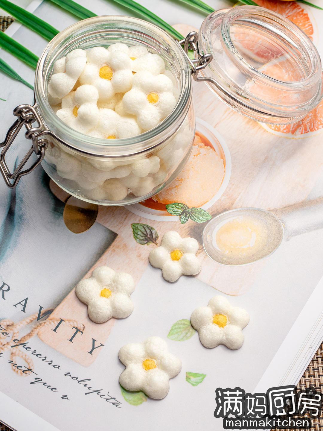 最受小朋友欢迎的小零食，小花溶豆，入口即化，香酥味美