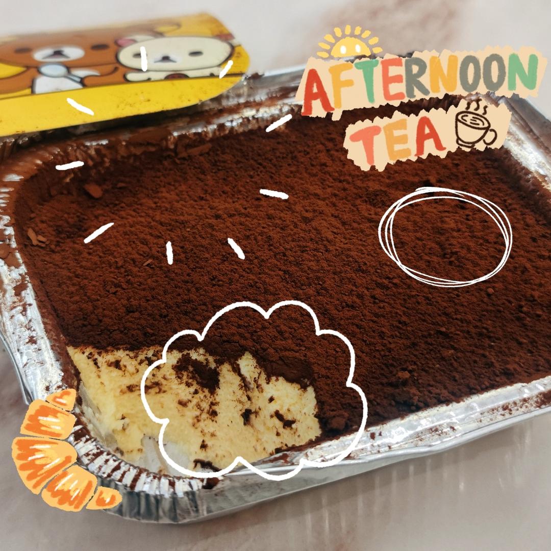 在欧洲学会的经典版提拉米苏