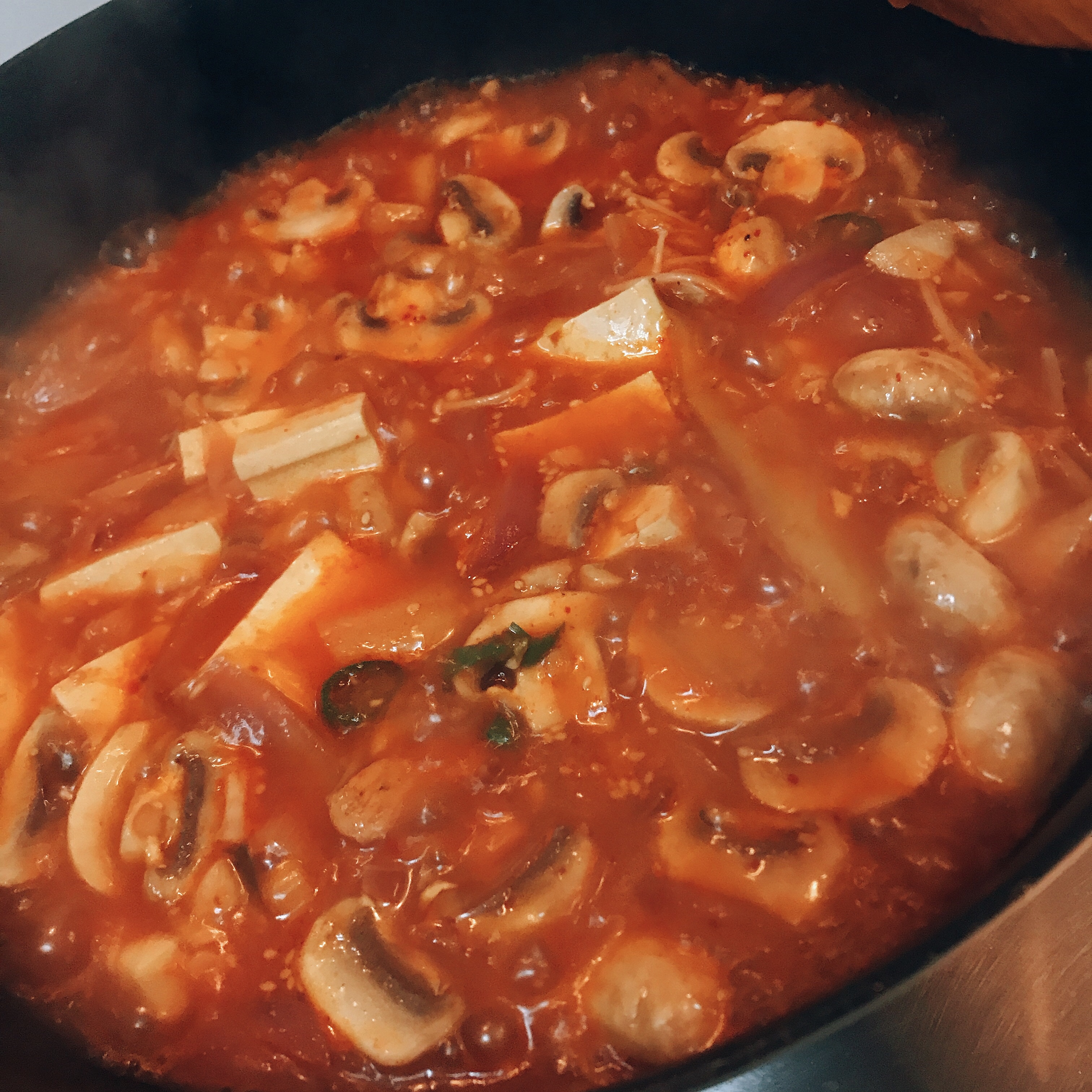 太太太好吃下饭的韩式泡菜猪肉豆腐汤！的做法 步骤9