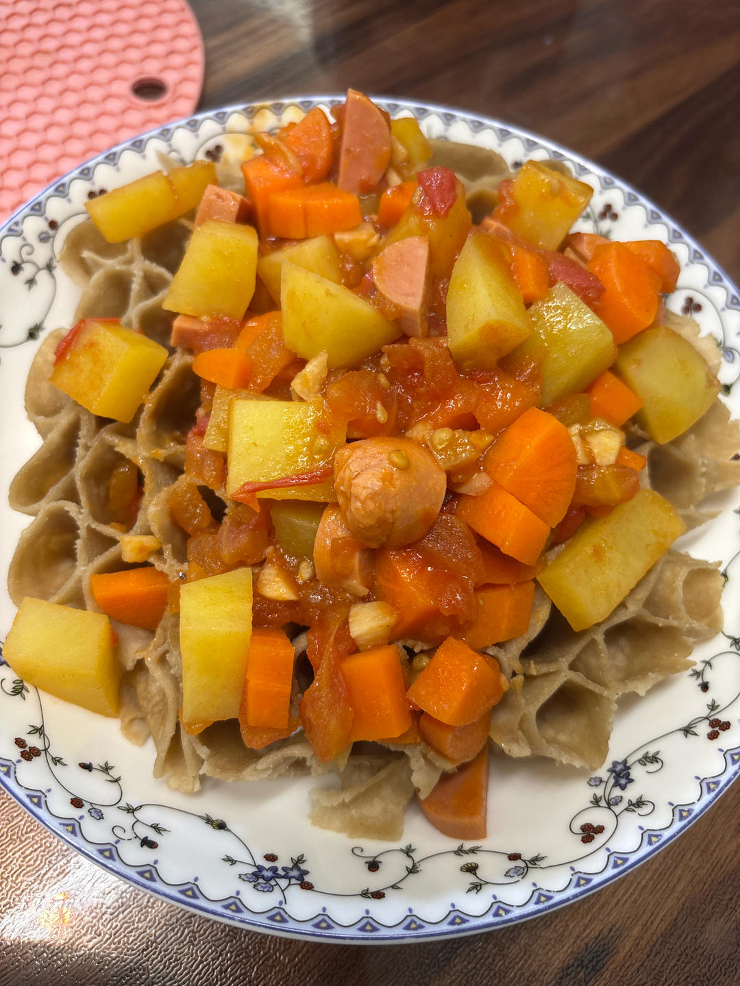 第一次做莜面栲栳老，老公居然说比西贝的还好吃！