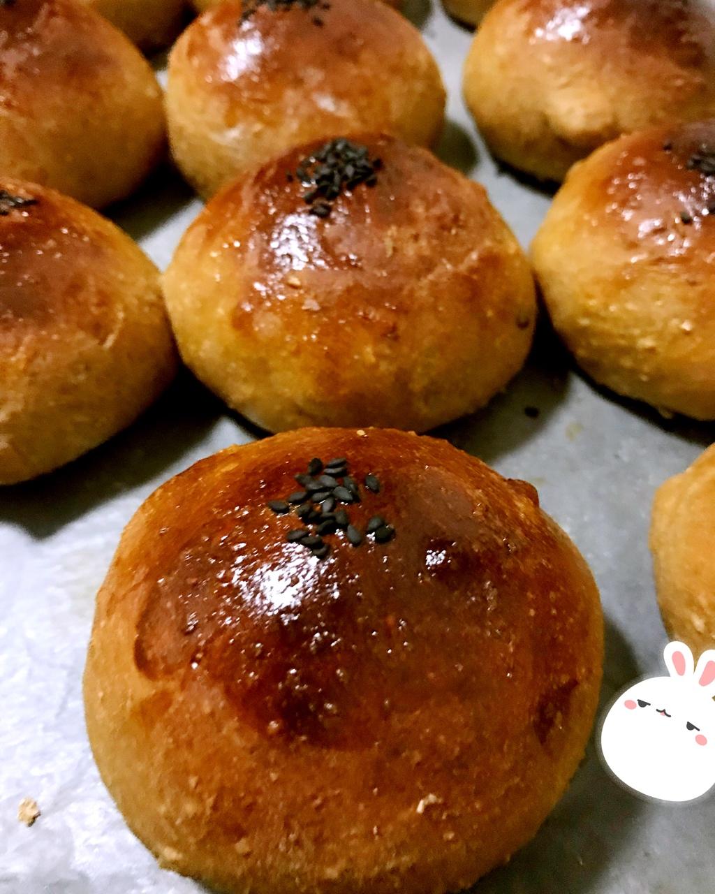 红糖豆沙面包（波兰种）