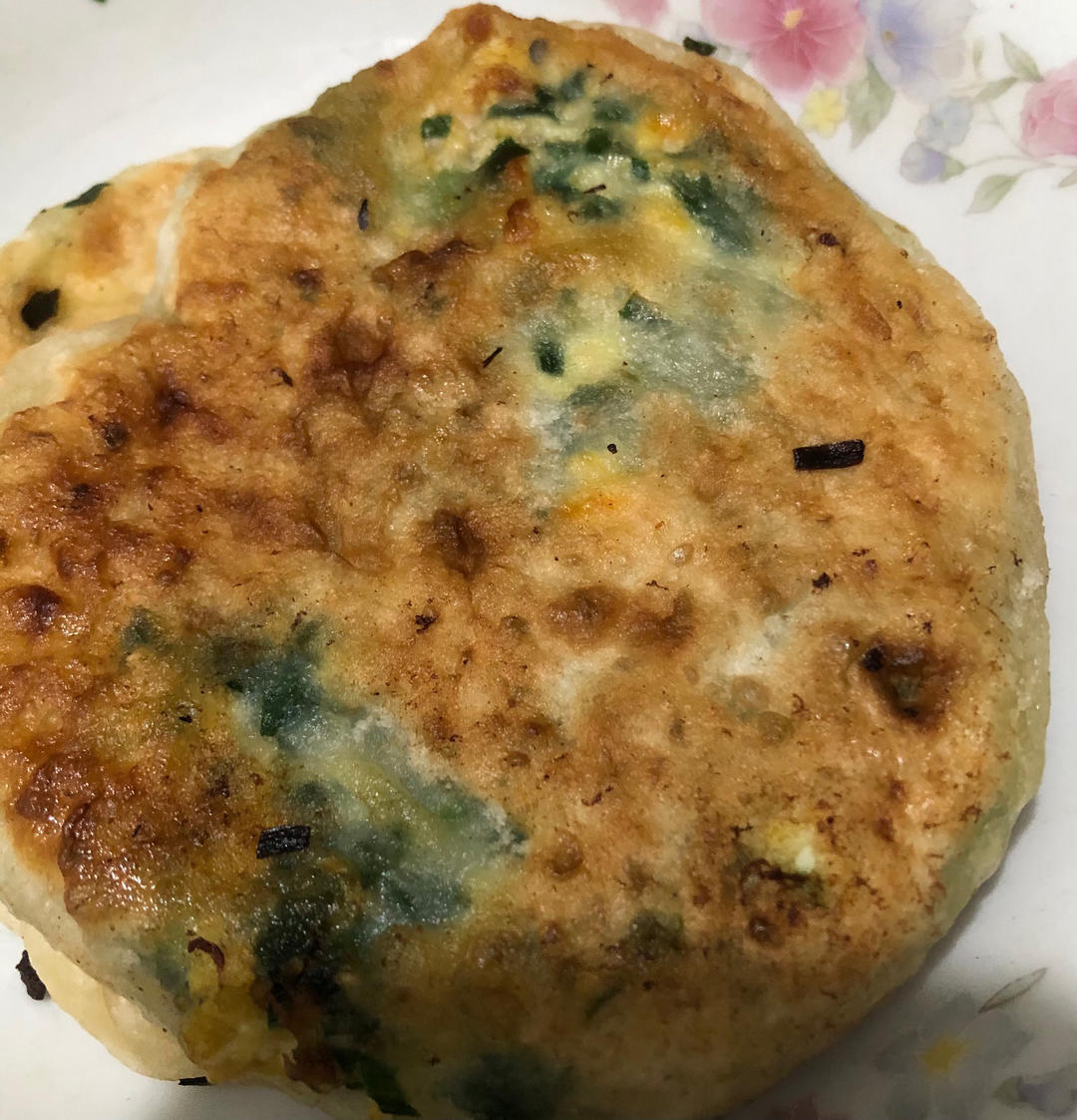 不用揉面的发面韭菜饼