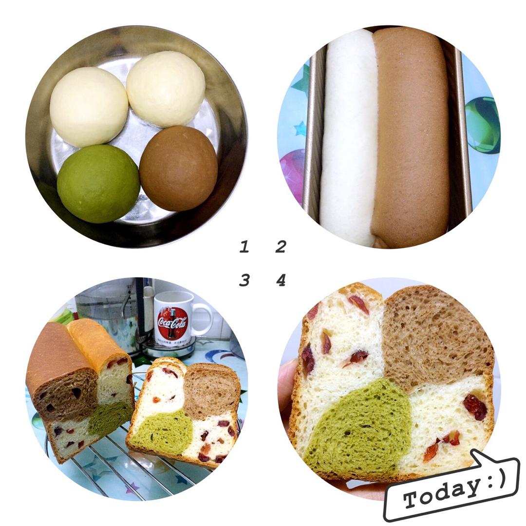蔓越莓三色吐司