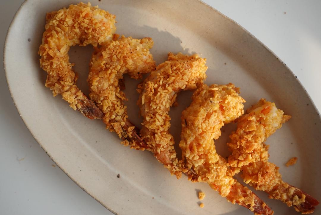 薯片大虾【7月北鼎烤箱食谱】的做法