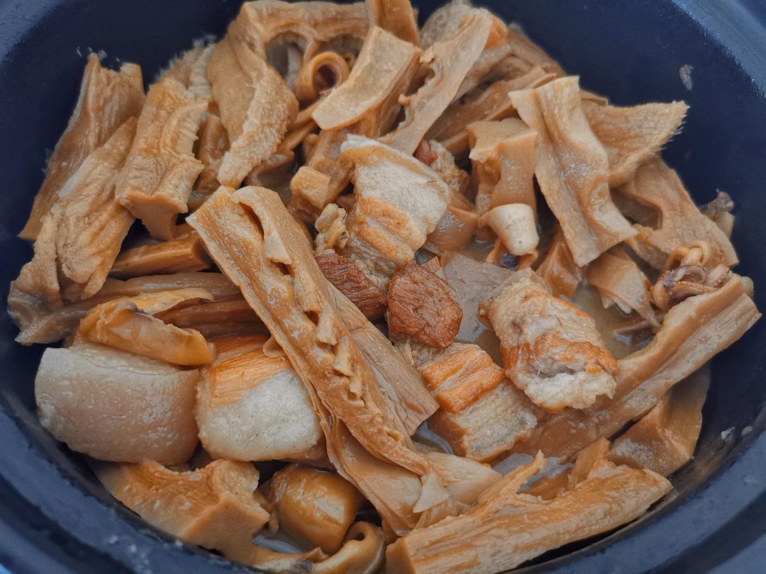 竹笋干焖肉的做法