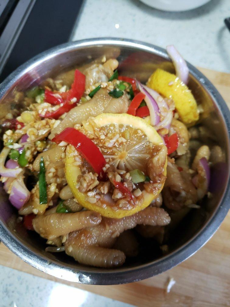 【柠檬酸辣鸡爪】自制超级无敌美味的网红鸡爪