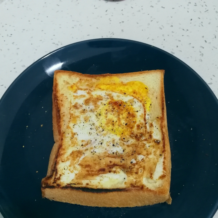 【一人食】快手早餐火腿煎蛋吐司的做法 步骤10