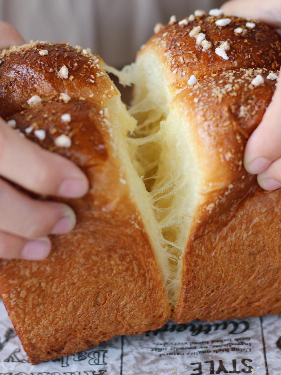 纯奶手撕吐司的做法 步骤1