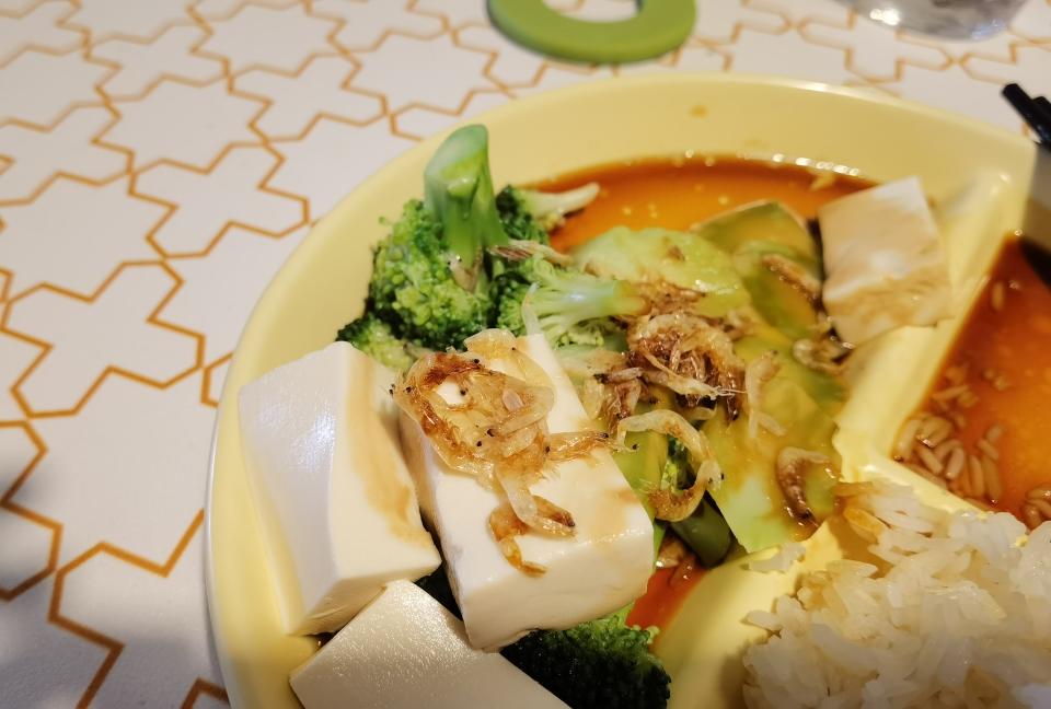 【快手素菜】好吃但不无聊的西蓝花豆腐