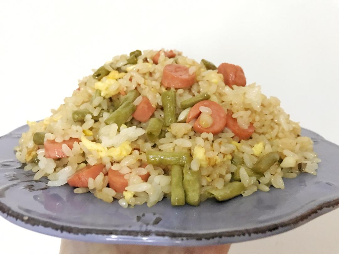 酸豆角炒饭