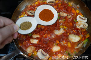 北非蛋Shakshuka（番茄罐头版） <302小厨房>的做法 步骤11
