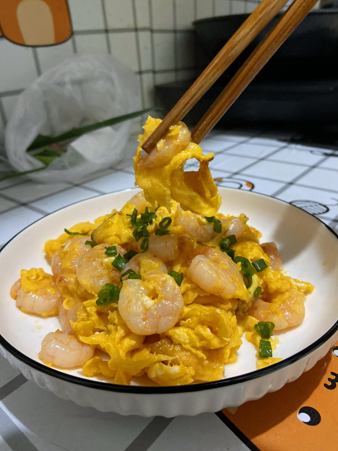 【虾仁滑蛋】超嫩滑，复刻茶餐厅经典