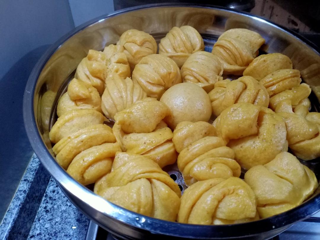 美丽的花卷 造型馒头 一次醒发快手面食 附细节视频详解