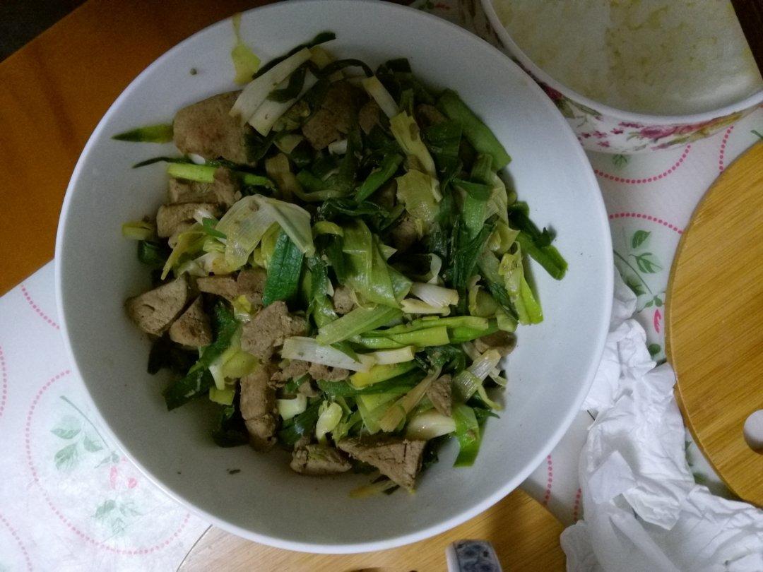 大蒜炒猪肝