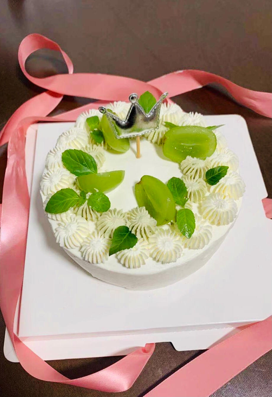 2款青提奶油蛋糕|附夏天奶油不易化技巧