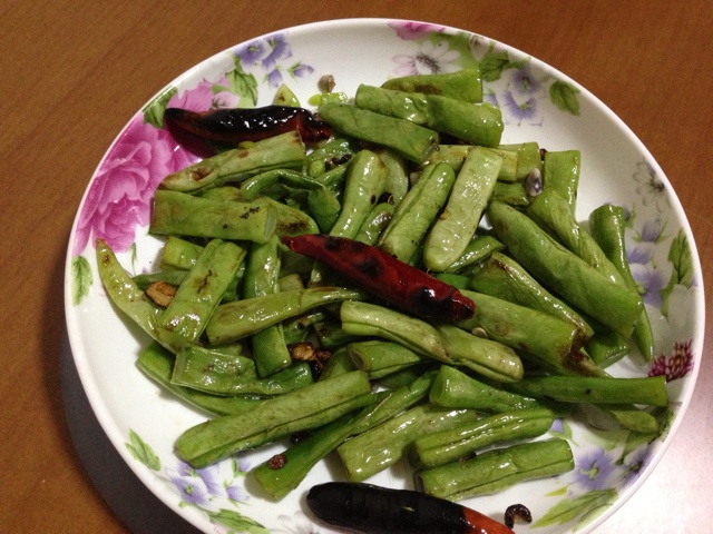 省时少油的干煸四季豆
