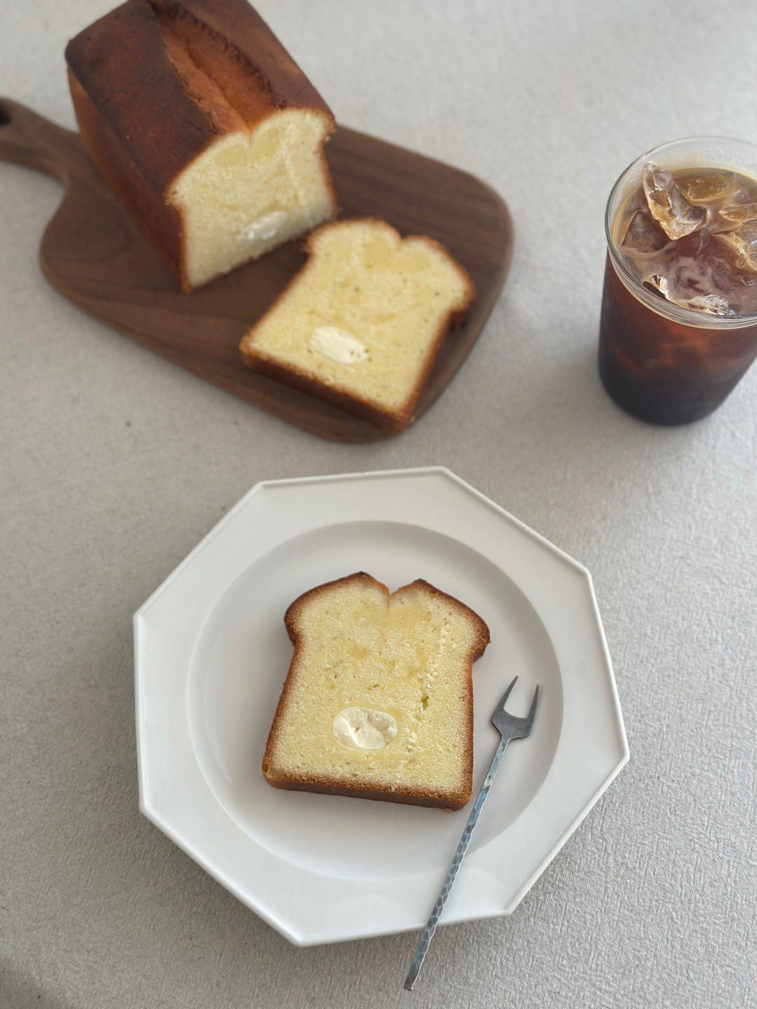 属于夏天的味道『青柠奶酪磅蛋糕』