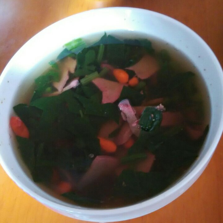 菠菜猪肝汤