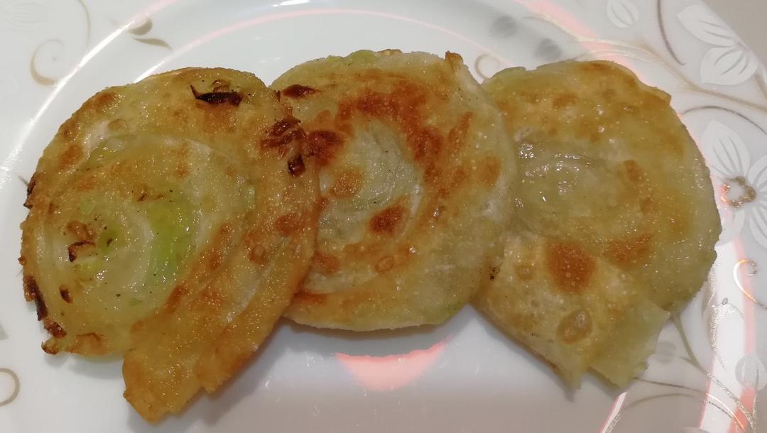 饺子皮葱油饼