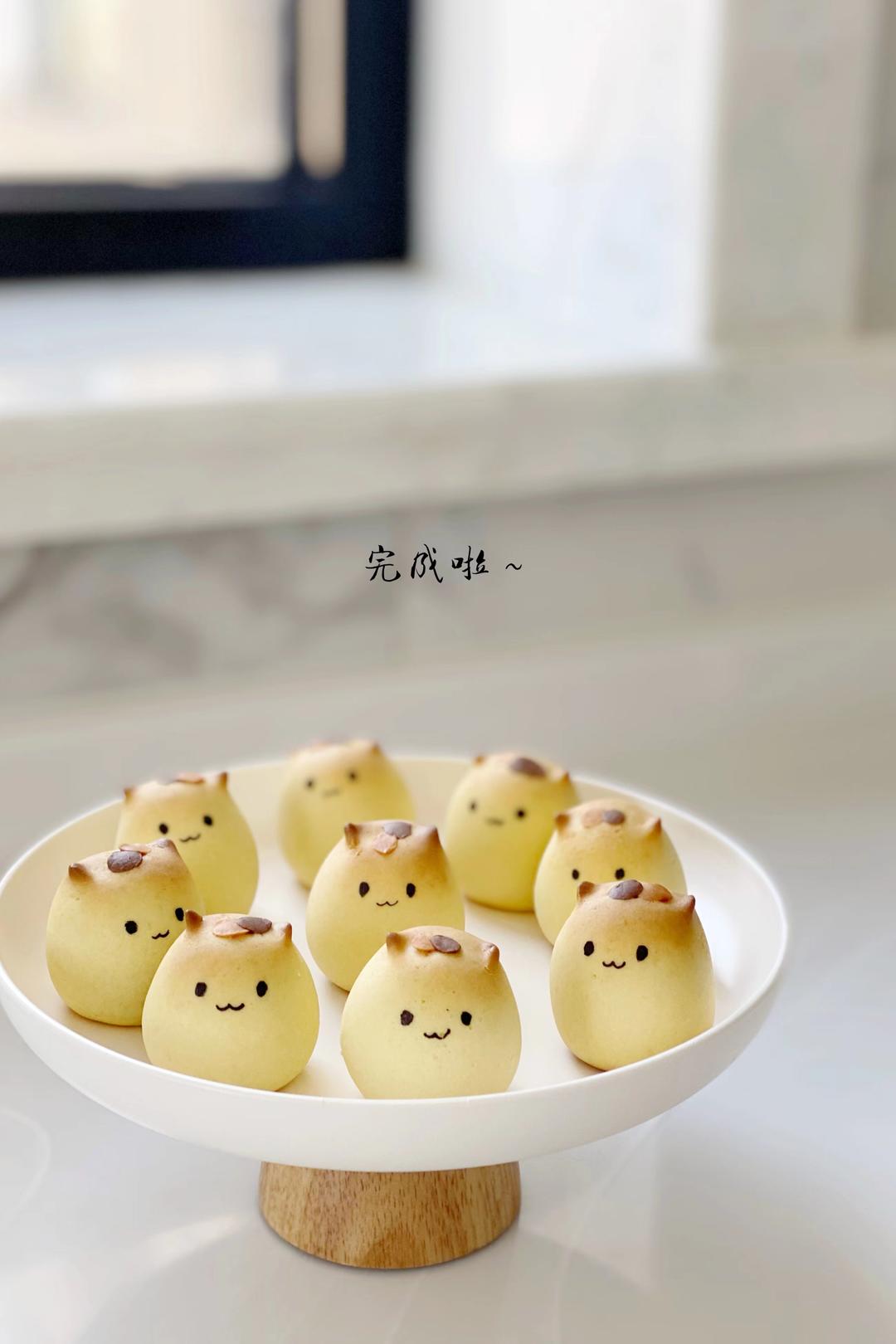 一起來擼貓啊——日式貓咪燒果子的做法 步驟30