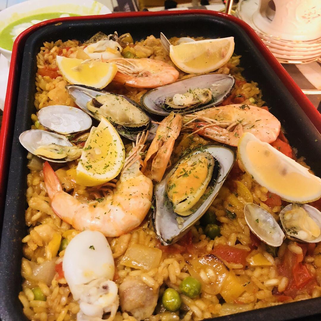 【曼食慢语】Seafood Paella 西班牙海鲜饭