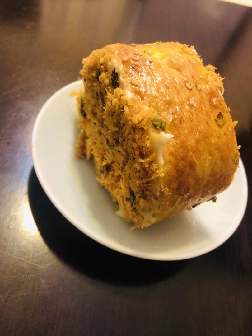 回忆的味道---肉松面包卷
