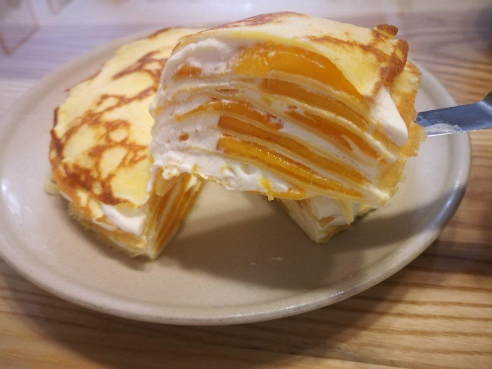 芒果千层蛋糕，100%成功告别煎皮无能