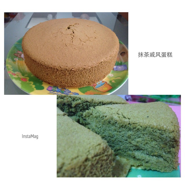 抹茶戚风蛋糕